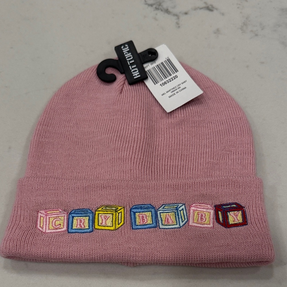 Pink Melanie Martinez Cry Baby Beanie